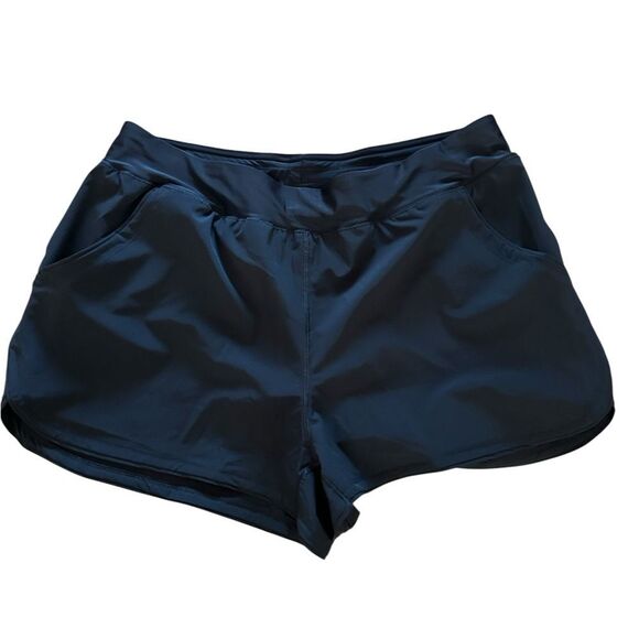 Lands' End Sunshade UPF 50 3 Inch Board Shorts With Panty Black Plus 20w, NEW - Picture 4 of 10